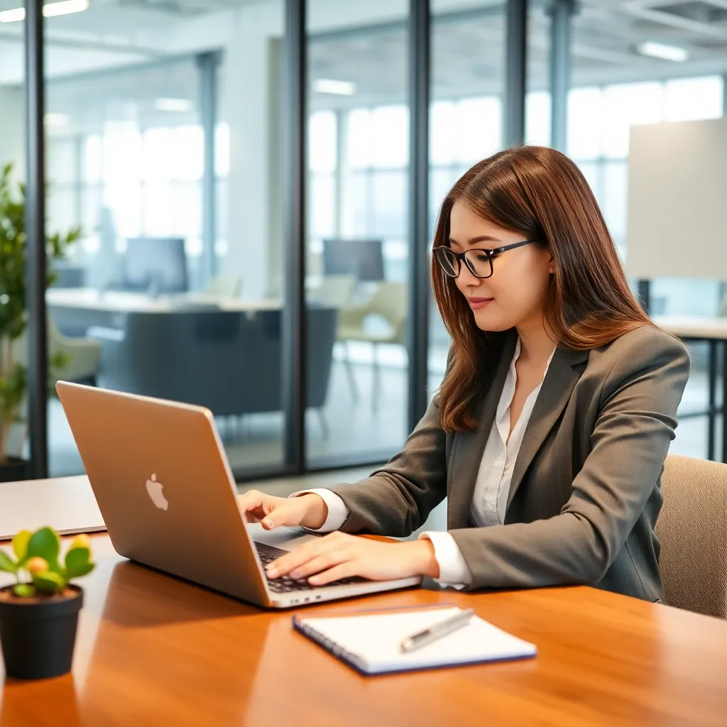 Profesionál pracujúci na notebooku počas online kurzu